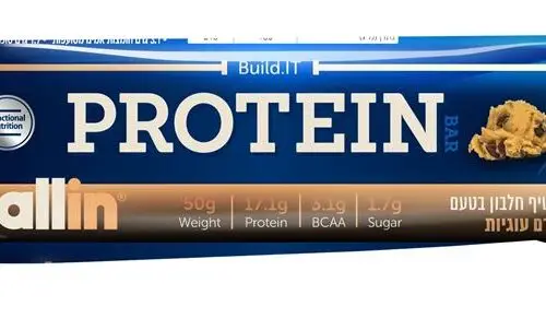 חטיפי חלבון בטעם עוגיות ALLIN